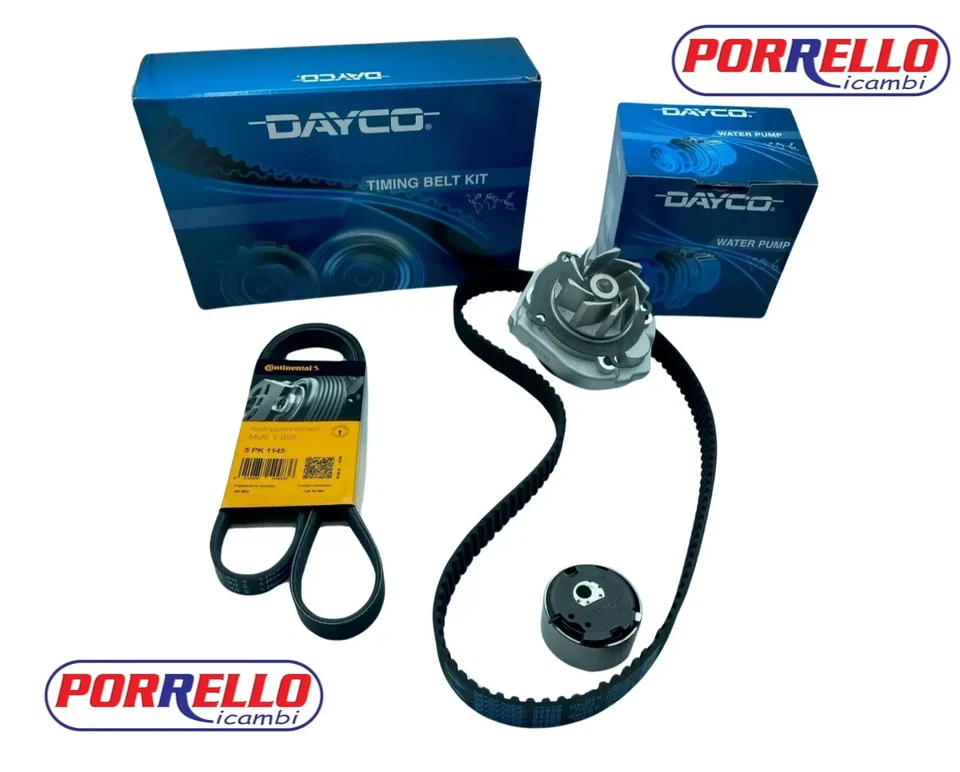 Kit Distribuzione FIAT PANDA 169 1.1 40kw dal 2003 DAYCO Ktb513 Pompa Bugatti