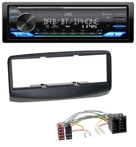 JVC Bluetooth DAB USB MP3 Autoradio für Fiat Multipla 186 Facelift 2006-2010 - Bild 1 von 8