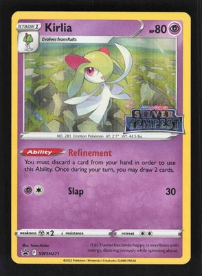 Kirlia -  (Prerelease) Promo SWSH: Sword & Shield Promo Cards SWSH271 NM - Image 1 of 2