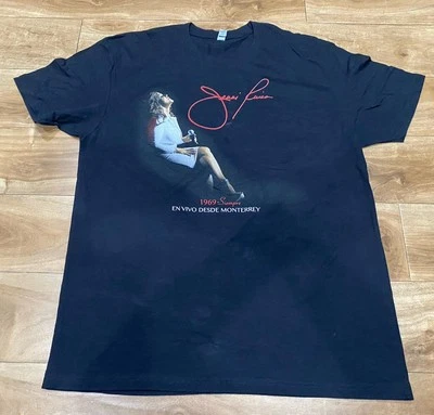 Camiseta Unisex Jenni Rivera Negra Talla Grande En Vivo Desde Monterey Usada en Excelente Condición Foto 1 de 4