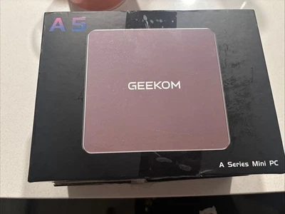 GEEKOM A5 Mini PC, AMD Ryzen 5 7430U, 16GB DDR4 RAM, 512GB SSD - Image 1 of 4