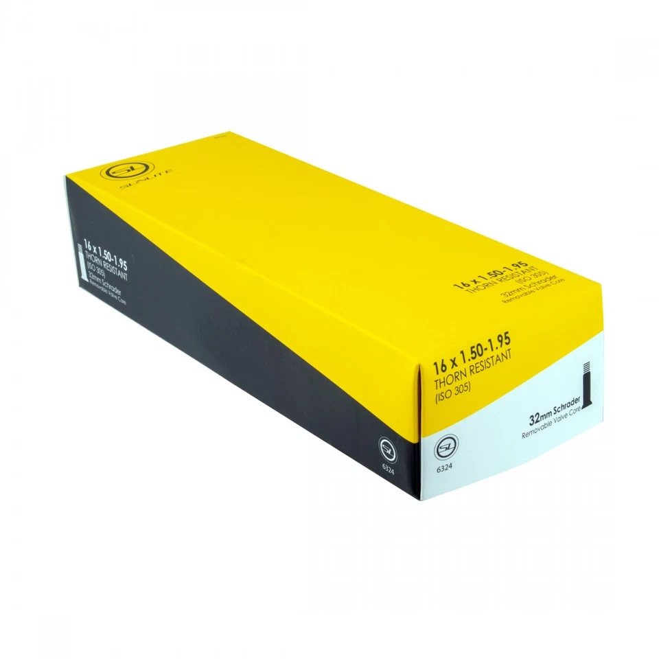 SUNLITE Thorn Resistant Schrader Valve 16x1.50-1.95 Tube 32mm Smooth Removable - Image 1 of 1