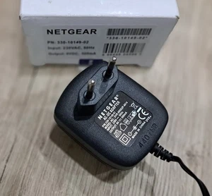 Ac Dc Adapter NETGEAR DVR-0950UP-4814 Output 9V-500mA alimentatore power supply - Foto 1 di 2