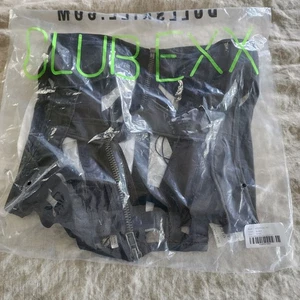 Dolls Kill Rude Awakening Top & Short Set von Club Exx in schwarz, Größe Small - Bild 1 von 5