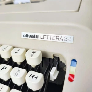 Voll Funktionsfähige Olivetti Lettera 34 Olivetti Schreibmaschine - Afbeelding 1 van 11