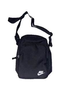 Nike Heritage Crossbody Bag Black/white - Picture 1 of 2