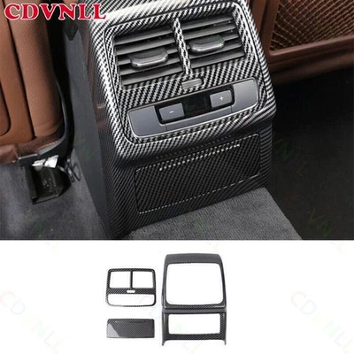 Panel antipatadas de salida de aire de fibra de carbono para Audi A4 A5 S4 S5 2017-2023 Foto 1 de 4