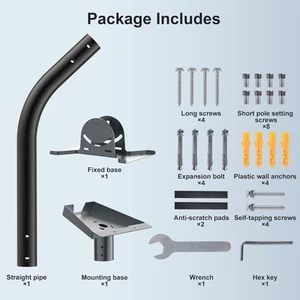 Starlink Gen 3 Heavy Duty Long Wall Installation Bracket 360 ° Rotation - Picture 1 of 7