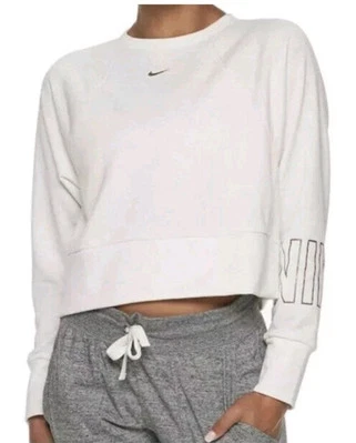 Nike Dri Fit Mujer Gráfico Get Fit Cuello Redondo Gris Claro Talla XL BV5059-100 Foto 1 de 4