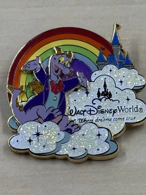 Pin Where Dreams Come True Rainbow Figment WDW LE 1500 de Disney 2008 Foto 1 de 4