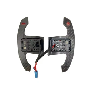 Carbon Fiber Steering Wheel Paddle Shifter For BMW F30 F32 F33 F36 M3 F80 M4 F83 - Picture 1 of 7