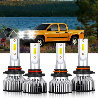 Kit de bombillas LED súper brillantes blancas 9005 9006 para Isuzu i-290 2007-2008 9005 9006 Foto 1 de 4