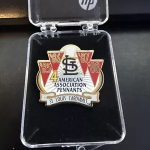 St Louis Cardinals 4 American Association Pennants MLB Lapel Pin Brand New MORE - Picture 1 of 1