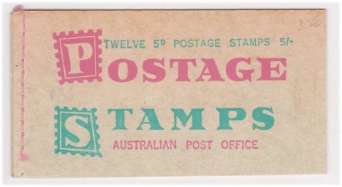 (F181-138) 1962 AU 5/- stamp book (EM) Cover