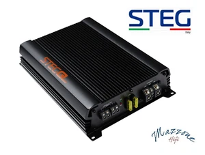 STEG QM 100.2 Amplificador 2 Canales 200Wx2 4 Ohm / Mono 580Wx1 Coche Camión - Imagen 1 de 3