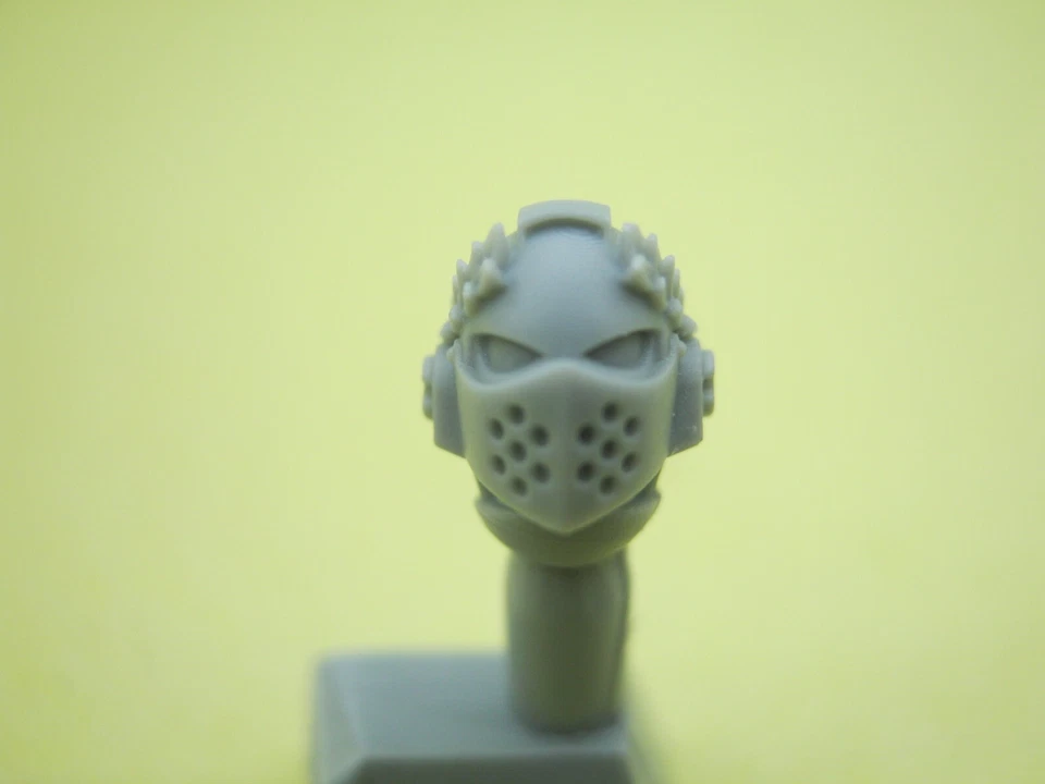 Imperial Fist MKVI Head (B) - Space Marines - Forge World - 40k - Kill Team - Изображение 1 из 1