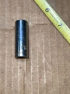 Crescent Tools 7/16 in SAE 3/8 Drive Deep 6 point Socket - Picture 1 of 8