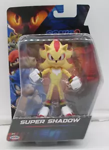 Sonic The Hedgehog 3 Movie SUPER SHADOW 5" Modellino Jakks H2 - Foto 1 di 3