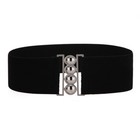 Nouveau bracelet taille extensible à la mode pour femme noir/rouge/blanc