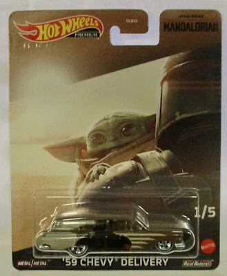 HOT WHEELS POP CULTURE STAR WARS MANDALORIAN '59 CHEVY DELIVERY 1/5 E2 - Image 1 of 2