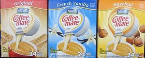 Nestle Nelke Coffee-Mate Sahnekännchen 24 Einzeln Servieren Geschmack Auswahlen - Bild 1 von 4