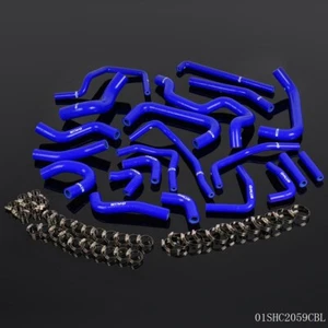 Fit For 1991 Toyota MR2 Turbo 2.0L 3SGTE REV2 LHD Silicone Ancillary Hose BLUE - Picture 1 of 12