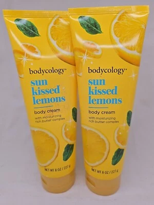 Lot of 2 Bodycology SUN KISSED LEMONS Body Cream 8oz (Each) - Image 1 of 3