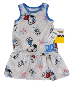 Peanuts Snoopy Patriotic Joe Cool Size 2T Sundress - Picture 1 of 5