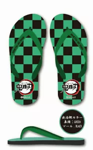Demon Slayer Kimetsu no Yaiba Tanjiro Kamado  Beach Sandals Size 6 - Picture 1 of 3