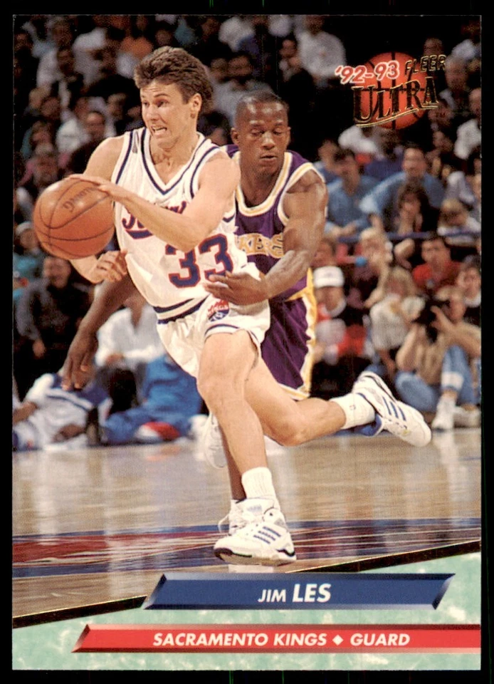 1992-93 Fleer Ultra. Jim Les Basketball Cards #350 - Image 1 of 2