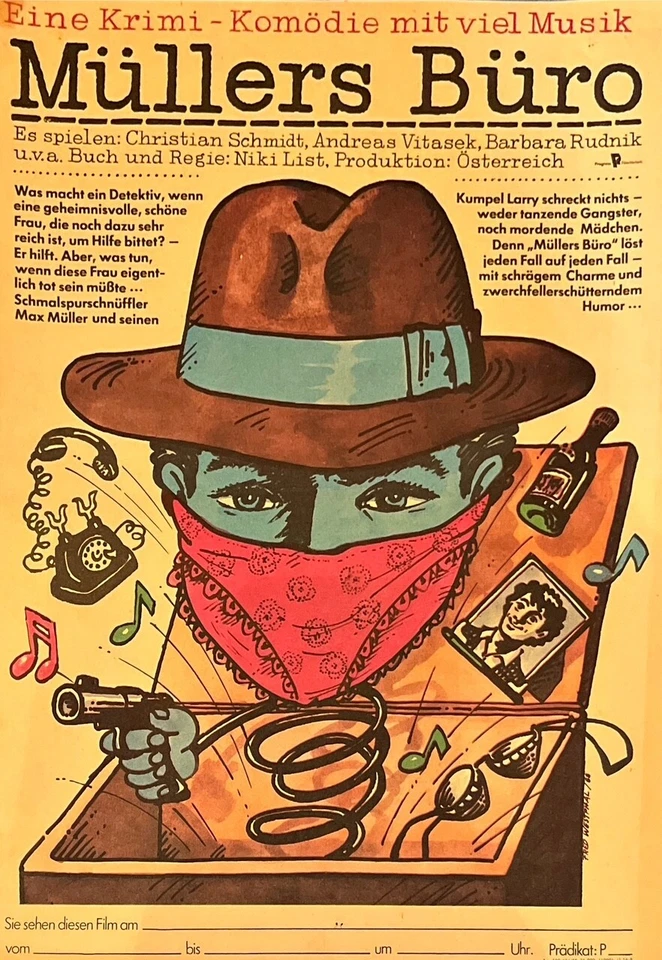Original Filmplakat - Müllers Büro - Klassiker Sammlung DDR Poster Vintage - Bild 1 von 1