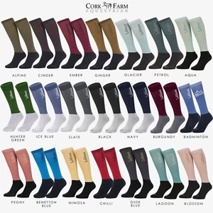LeMieux Competition Socks Ultra Close Contact Technical Cotton Twin Pack Adults - Picture 1 of 46
