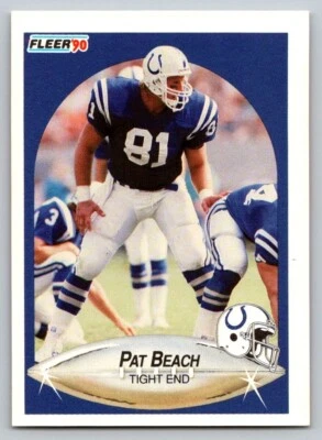 1990 Fleer - #227 Pat Beach - Image 1 of 2