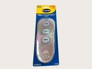 Suole da donna Dr. Scholl's Tri-Comfort taglia 6-10, 3/4 taglia 1 paio ~ Nuove - Foto 1 di 4