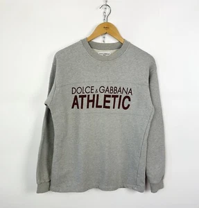 Felpa Dolce & Gabbana manica lunga uomo vintage rara taglia small invecchiata - Foto 1 di 13