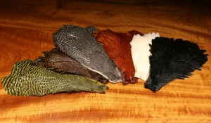 Hareline HEN CAPE Fly Tying Soft Hackle You Pick Color - Picture 1 of 1