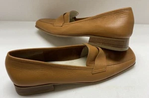 Easy Spirit Womens Size 8.5 Tan Brown Leather Slip On Comfort Loafers NEW - Picture 1 of 6