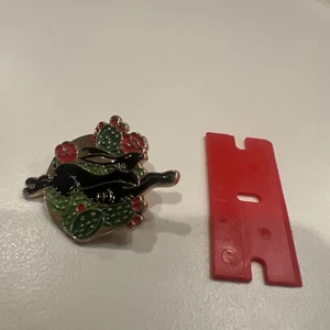 Hase Kaktus Brosche Anstecknadel Emaille Anstecker Broschen Rucksack Schmuck Geschenk - Bild 1 von 2