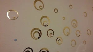 Deko Wand Deko selbstklebend für alle Fläche 24 Ringe NEU - Bild 1 von 4