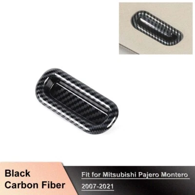 CARBON Sunroof Window Sunshade Handle COVER For Mitsubishi Pajero Montero 07-21 - image 1 of 4