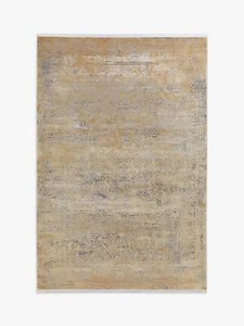 Gooch Luxury Gilver Rocco Lace Rectangular Traditional Rug Gold L180xW120 cm B+ - Picture 1 of 2