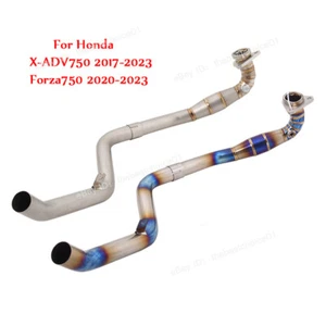For Honda X-ADV750 2017-23 Forza750 20-23 Full Exhaust Front Connect Header Pipe - Foto 1 di 12