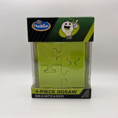 ThinkFun 4-Piece Jigsaw Brainteaser Puzzle – Pocket Size - Image 1 of 4