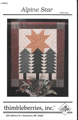 Vintage Thimbleberries #LJ9243 Alpine Star Quilt Pattern - NIP - Image 1 of 2