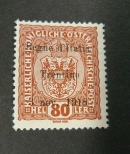 ITALIA,ITALY 1918 Trentino Alto Adige "Fr. d'austria SVR " 80h.. MNH** ss.13 - Picture 1 of 2
