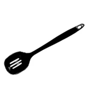 Reston Lloyd Melamine Slotted Spoon - Black - Picture 1 of 1