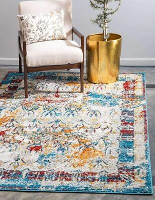 Rosso Collection Vintage Traditional Distressed Bohemian Botanical Southwestern  - Image 1 of 4