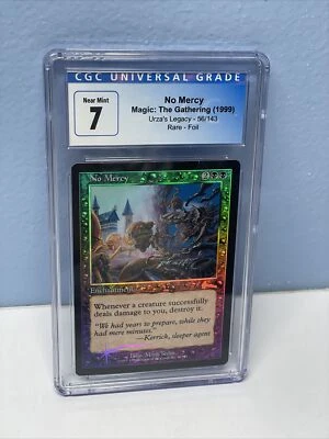 NO MERCY Foil CGC Grade Near Mint 7 URZA'S LEGACY -Rare-1999 MTG - Image 1 of 3