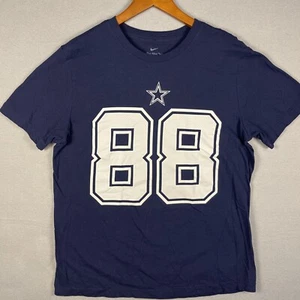 Dallas Cowboys CeeDee Lamb Shirt Large Blue #88 Nike Tee Jersey Style Mens NFL - Picture 1 of 5