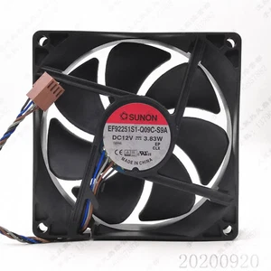 SUNON EF92251S1-Q09C-S9A 9225 9CM 12V 3.83W 4-Pin PWM Cooling Fan - Picture 1 of 5